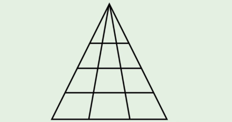 Can you determine the total number of triangles in this image?