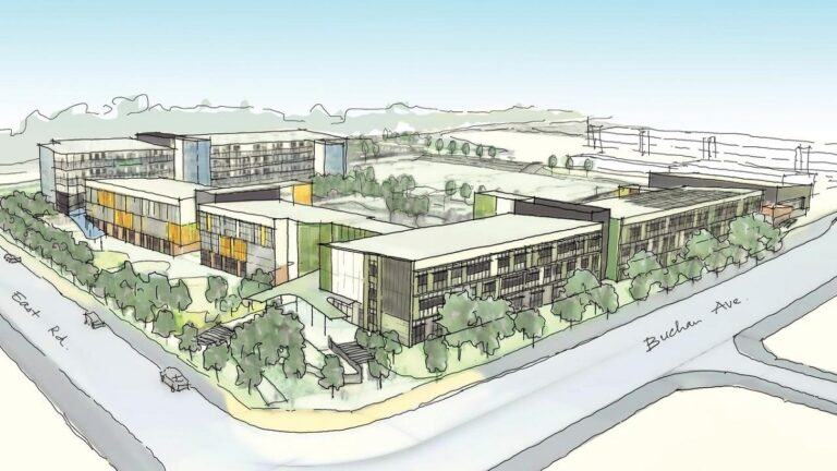 Edmondson Park High School will eventually be built by the New South Wales government