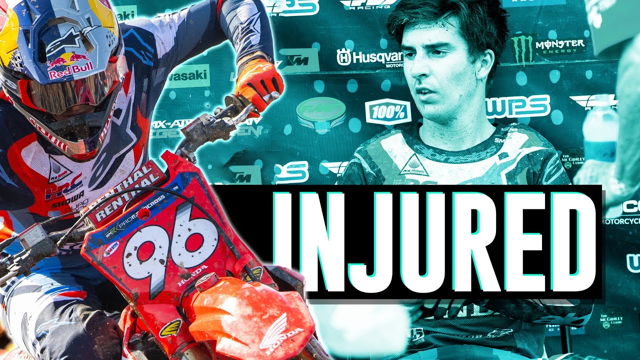 Hunter Lawrence crashes out at Red Bud National