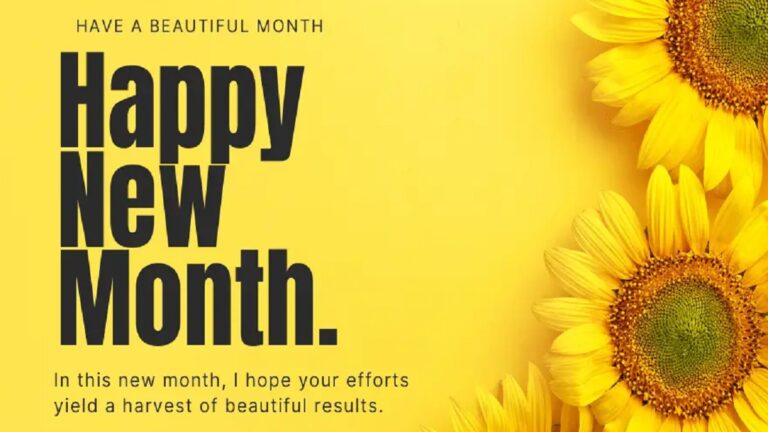 July 2023 Happy New Month Prayers: Motivation, text and prayers