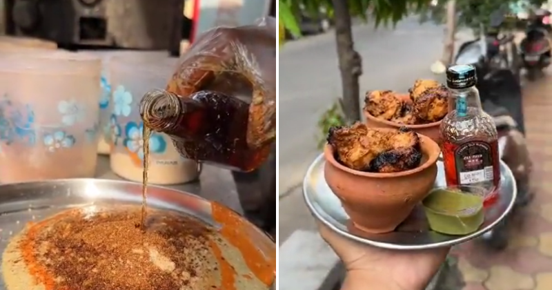 Kolkata street vendor selling 'alcohol kebab' goes viral, internet draws mixed reactions