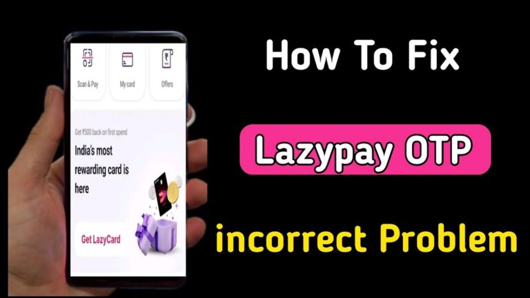 LAZYPAY OTP Fraud Received for no reason