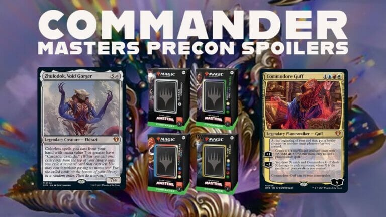 MTG Commander Masters Commander Covers Spoilers