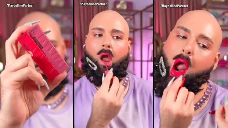 Bearded Man Maybelline Commercial