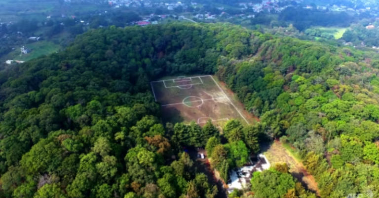 Mexico: An 18 km hike up this volcano opens directly into a one-of-a-kind soccer field: inside its crater