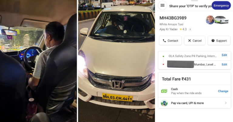 ‘Nightmare Ride’: Man Who Booked Taxi From Mumbai Airport Claims Ola Driver Charged Hefty Amount