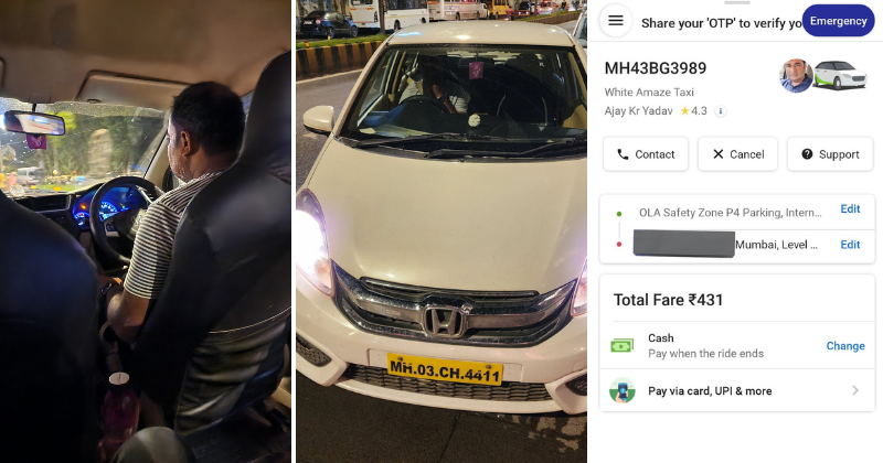 'Nightmare Ride': Man Who Booked Taxi From Mumbai Airport Claims Ola Driver Charged Hefty Amount