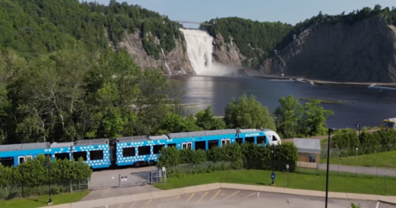 Quebec Rails tests a hydrogen-powered train for the first time in North America