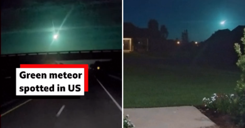 See: Mesmerizing green meteor lights up the night skies in the US.