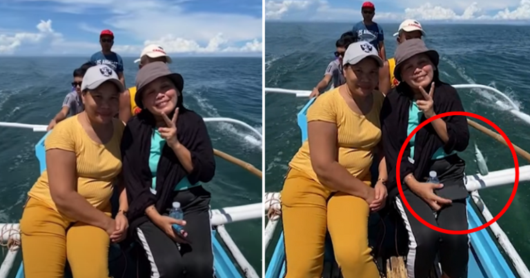 Stealing a flying fish ‘steals’ a woman’s phone and takes it back to the ocean in a viral video