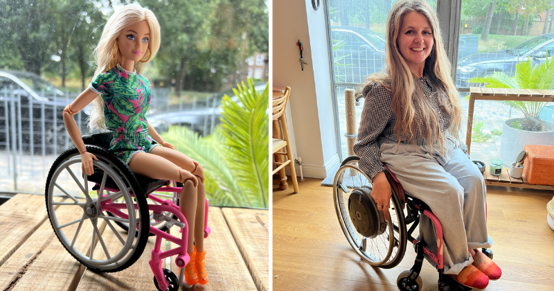 The wheelchair for women with disabilities resembles the iconic design of Barbie, check it out!