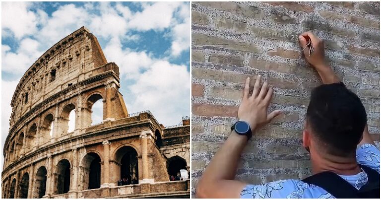 Tourist who carved at the Colosseum claims he “didn’t know how old I was” in his apology letter