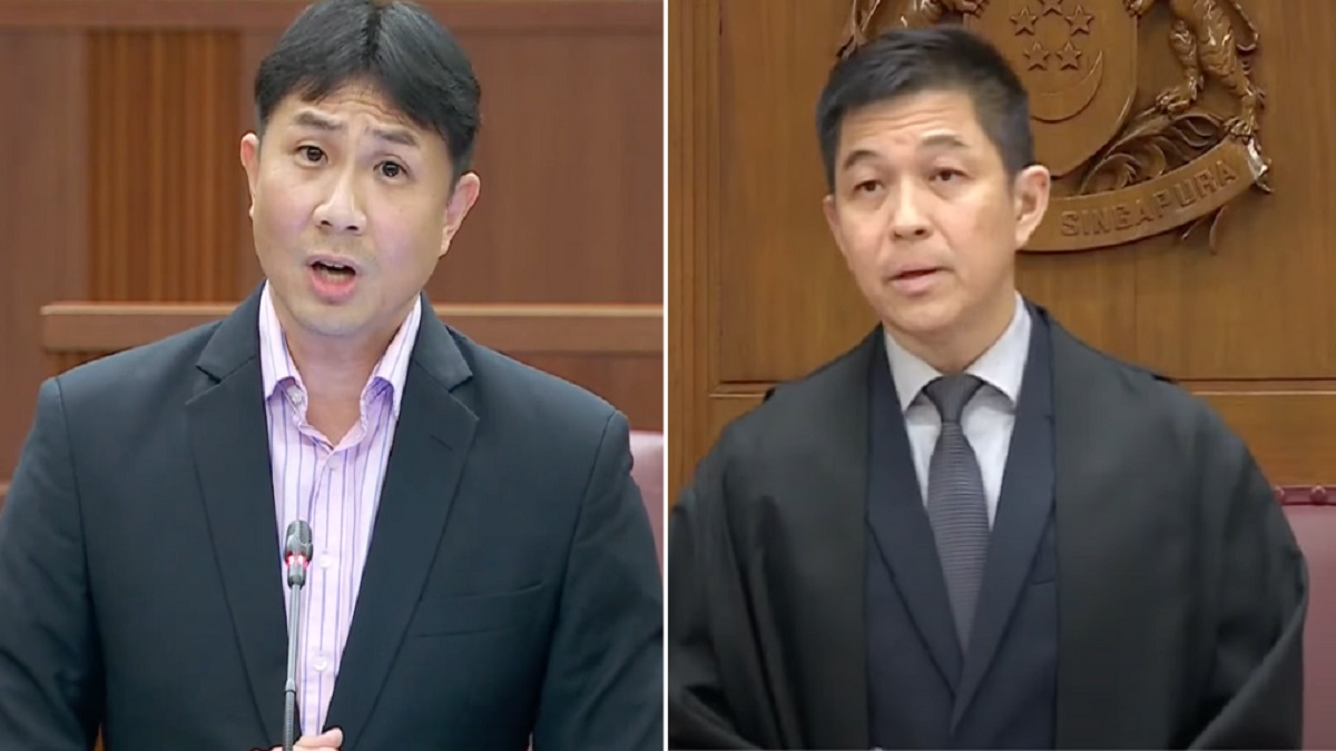 WATCH: Tan Chuan-Jin apologizes to Jamus Lim for using unparliamentary language caught on microphone