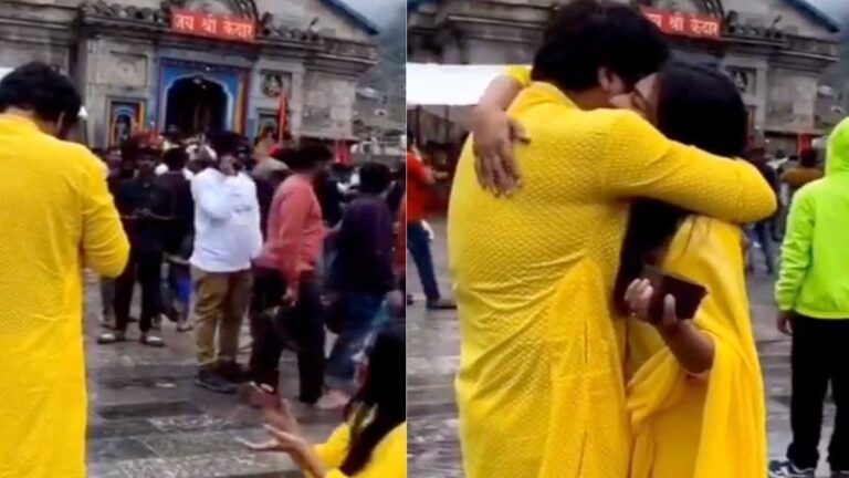 WATCH: Video of Kedarnath Temple proposal goes viral on social media