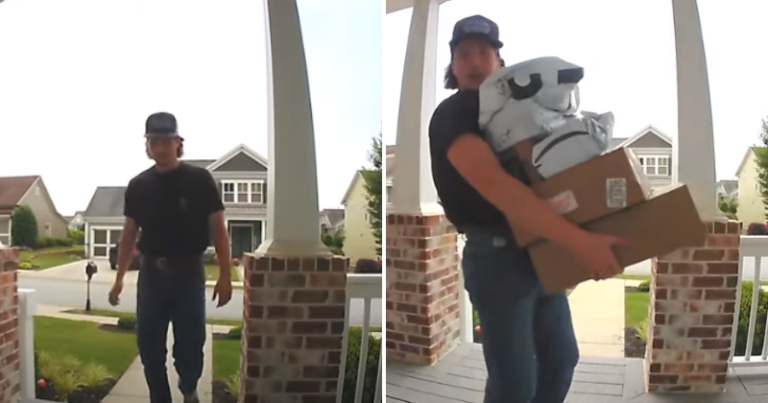 “We need to talk, mom!”  Son taunts mom over Amazon packages