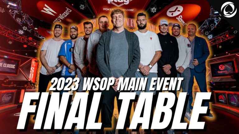 Wsop main event final table: how and where to watch?