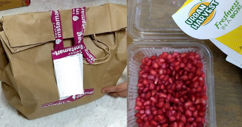 YouTuber Claims Pomegranate Ordered From Swiggy Tastes Like Nail Paint; Internet Reacts With Explanations