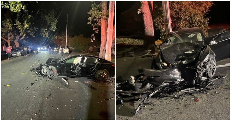 13-Year-Old Steals And Wrecks Parents' Tesla, Causes Multiple Crashes During Her 'Joyride'