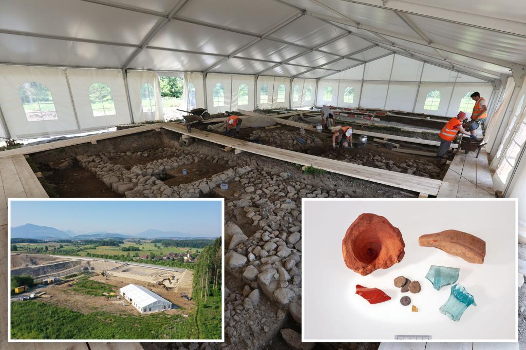 'Amazing' 2,000-year-old Roman building discovered beneath quarry in Switzerland