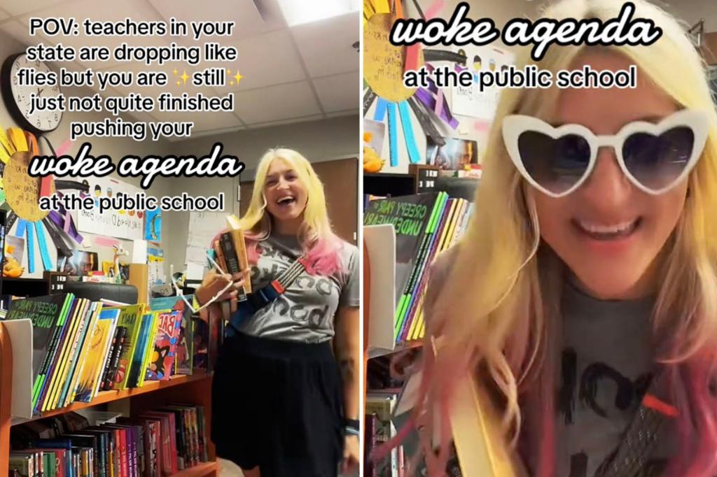 An Oklahoma school receives bomb threats because a librarian pushes an 'awake agenda'