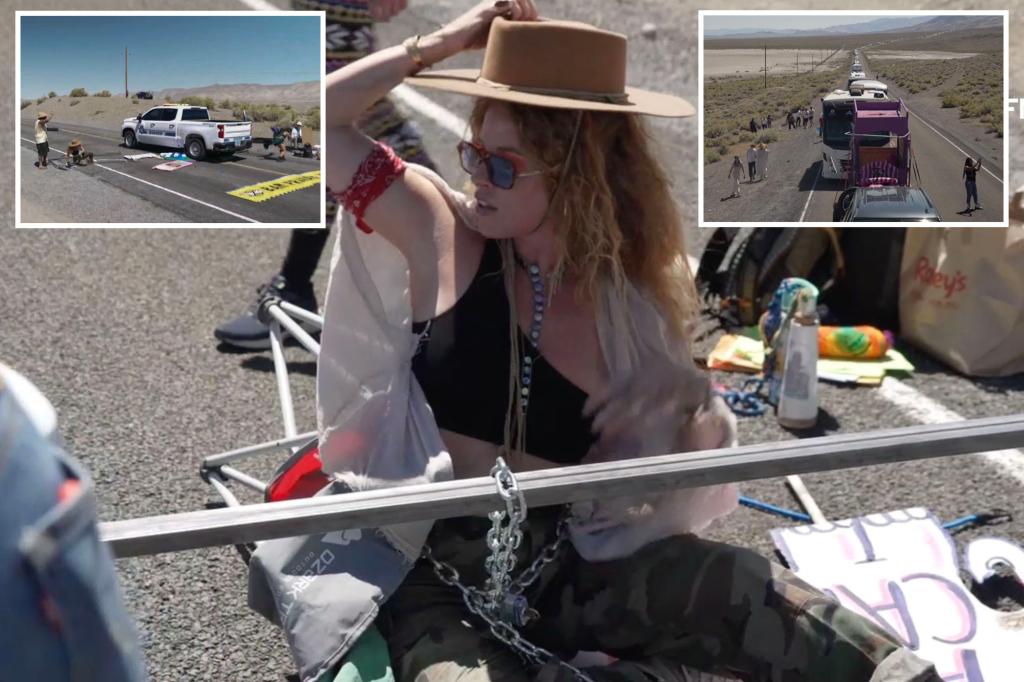 Anti-capitalist climate activists block traffic to Burning Man: 'fucking mess'