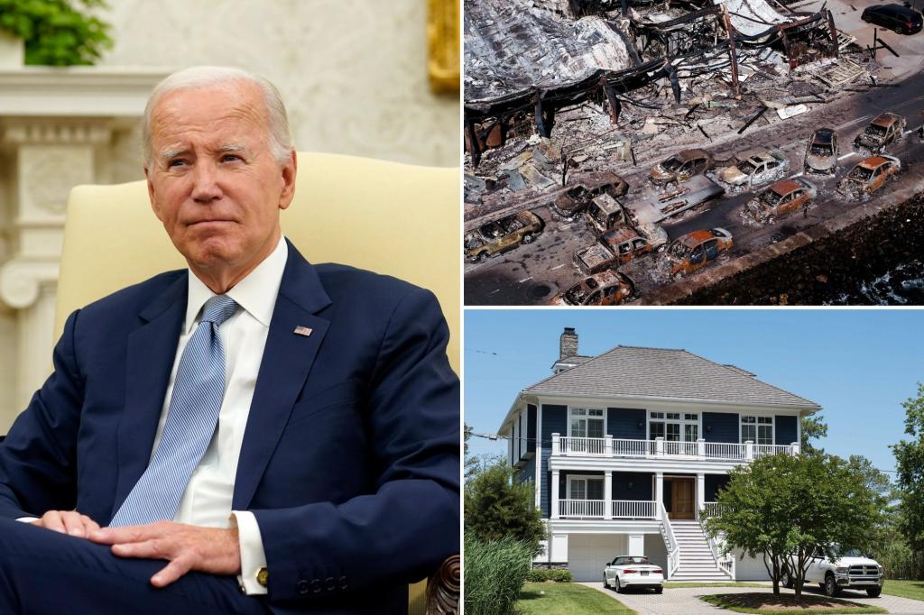 Biden says his Delaware home 'almost collapsed' due to small kitchen fire nearly 20 years ago while discussing Maui wildfire crisis