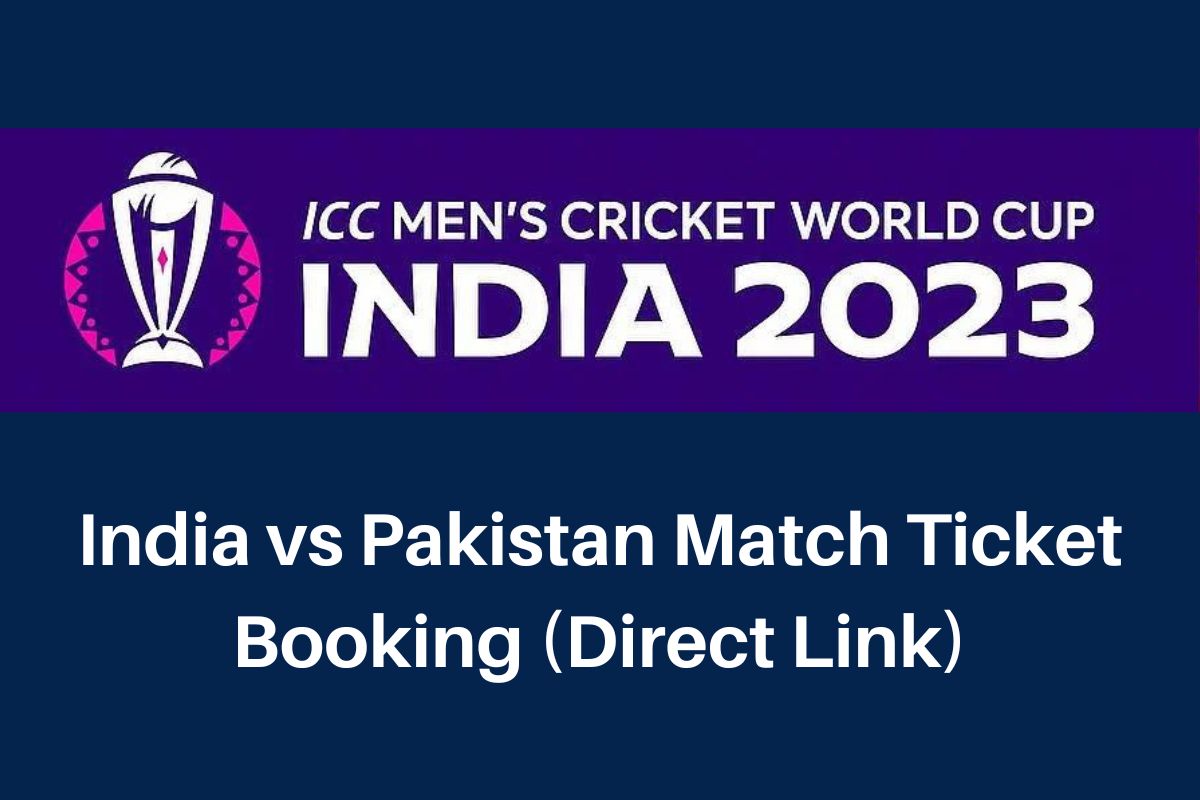India vs Pakistan Match Ticket Booking, www.cricketworldcup.com Buy Tickets Online