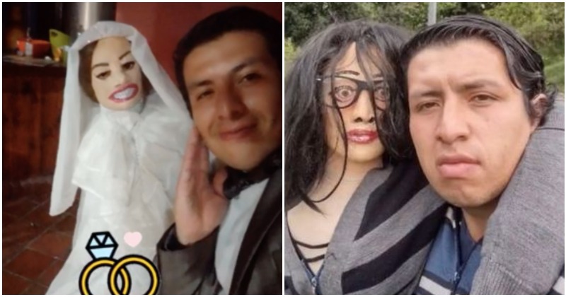 Colombian Man Who Has Three 'Kids' With His Ragdoll Partner Says They Are Now Married