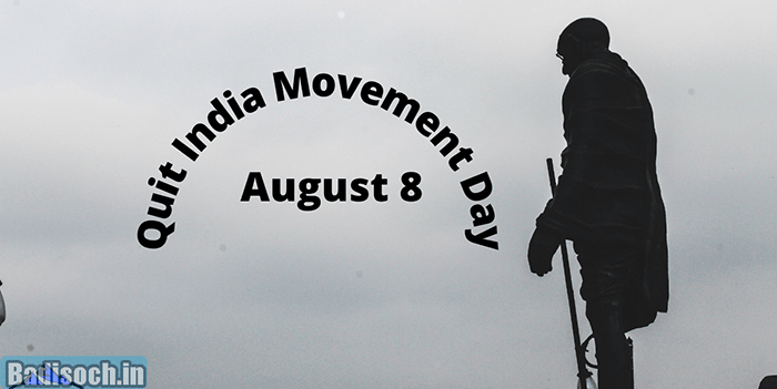 Quit India Movement Anniversary Day