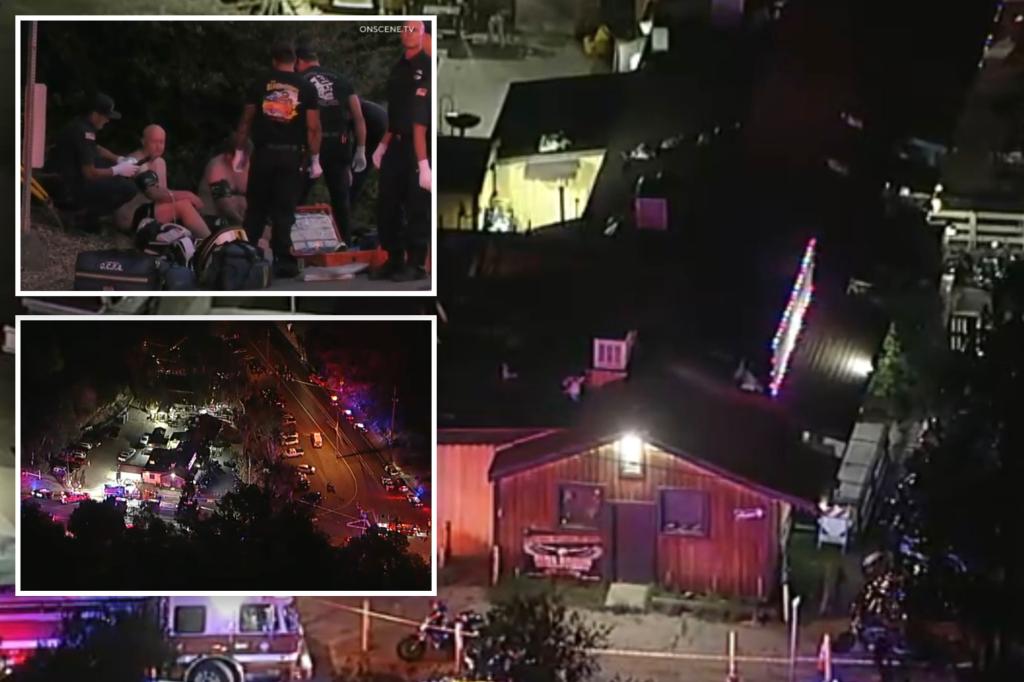 Four dead, five injured in shooting at popular California biker bar sparked by dispute involving retired police officer: reports