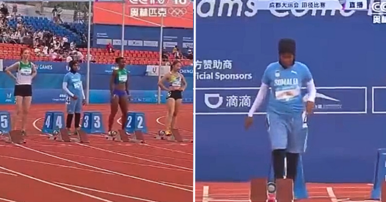 Internet Enraged As ‘Embarrassing’ Video Of Untrained Somalian Athlete At International Event Goes Viral