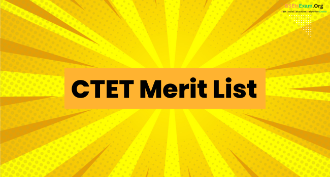 CTET Merit List