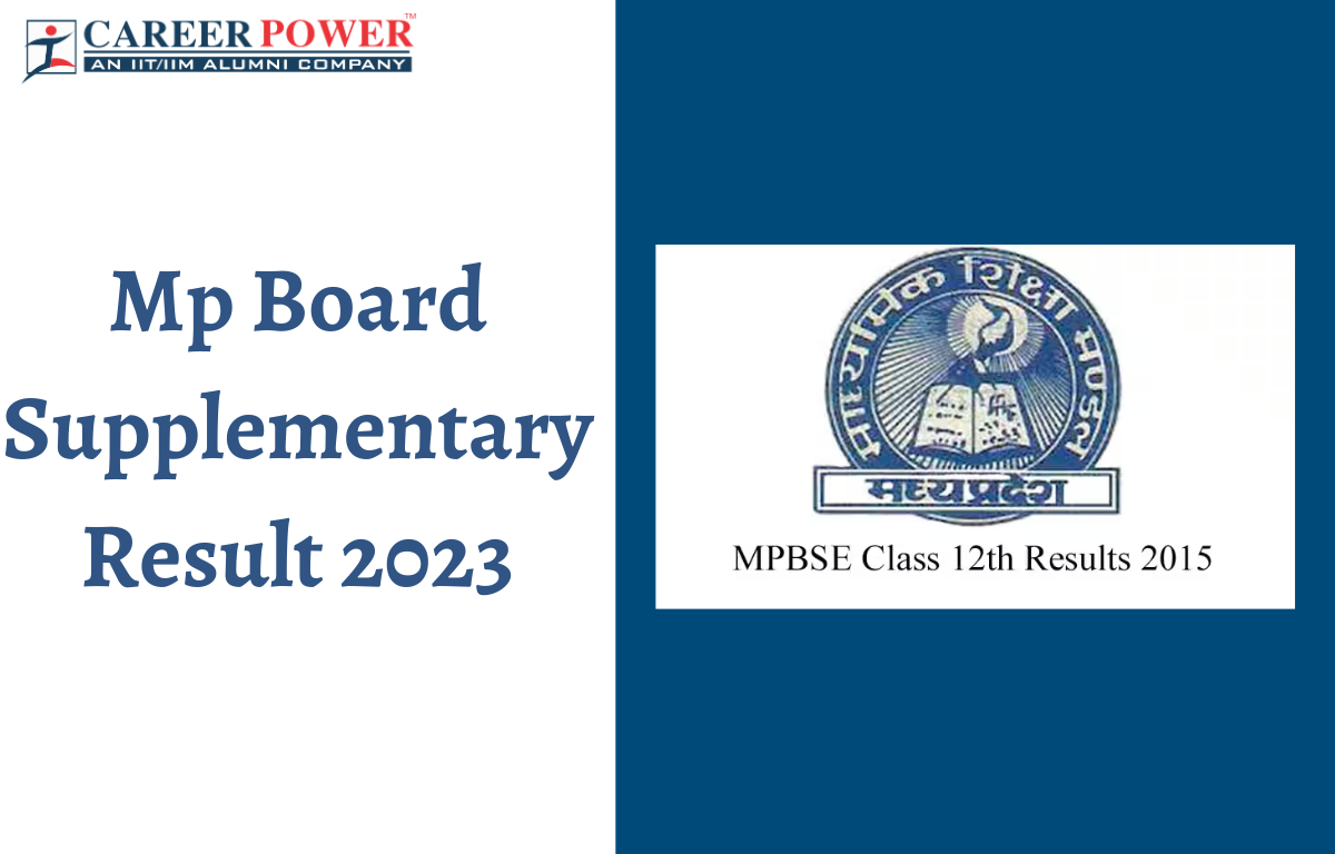 MP Board Supplementary Result 2023, MPBSE 10th and 12th Result_30.1