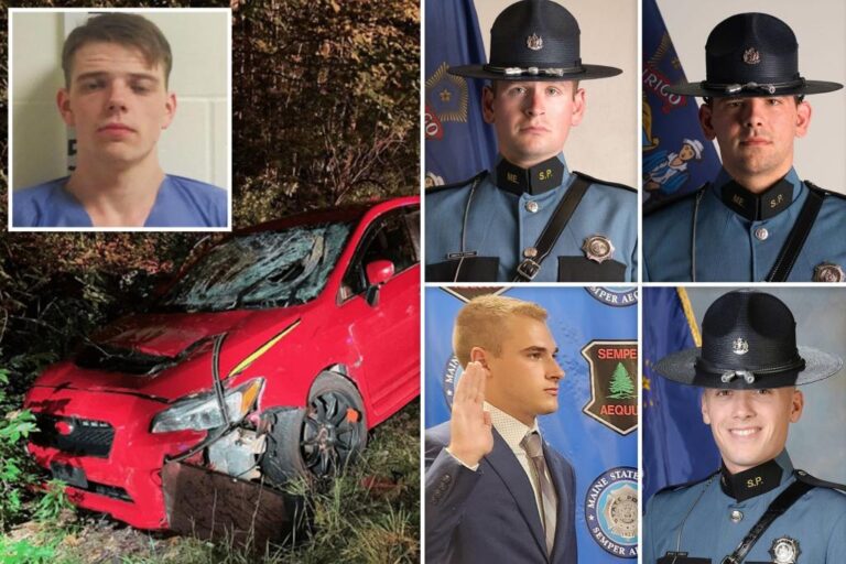 Maine state troopers hit by suspected drugged driver: 'Bright lights and bodies flying'