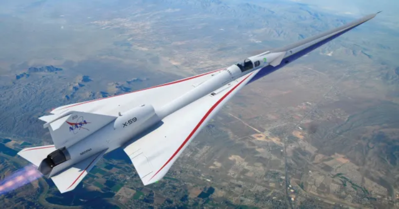 NASA's supersonic plane promises to travel from London to New York in just 90 minutes