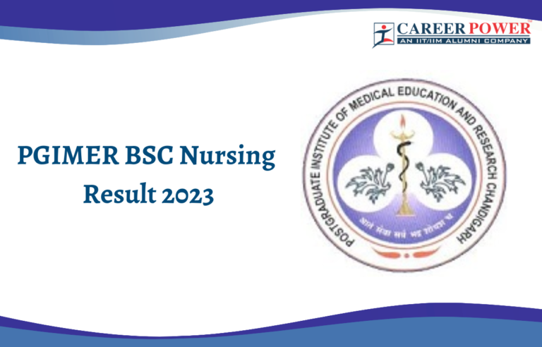 PGIMER BSc Nursing Result 2023, Nursing Merit List PDF Link