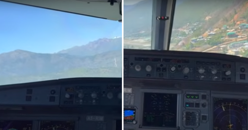 Pilots Show Off Their Skills, Land Airbus At One Of 'World’s Most Dangerous' Airports In Video From Bhutan