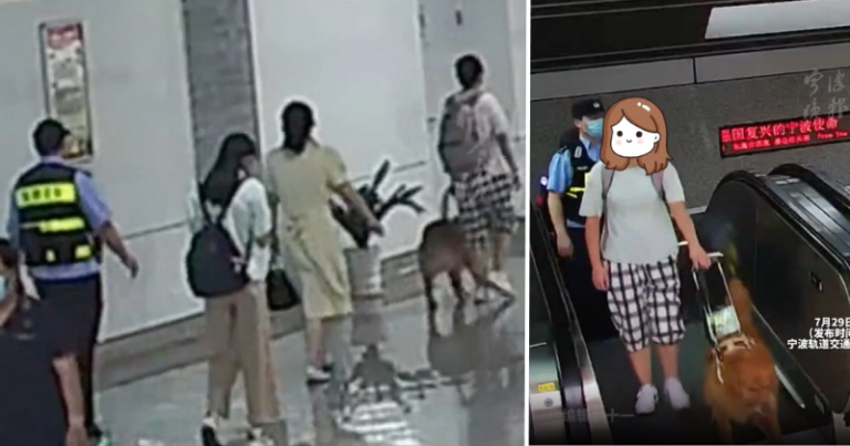 Police Officers ‘Shadow’ Blind Girl For 400 Days, Protect Her On Walk Through Subway In China