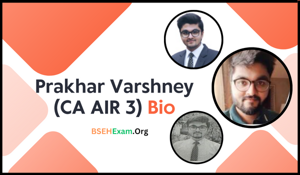Prakhar Varshney (CA AIR 3) Bio