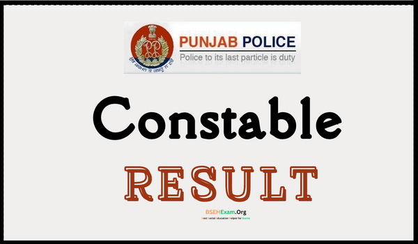 Punjab Police Constable Result