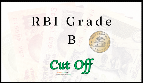 RBI Grade B Cut off