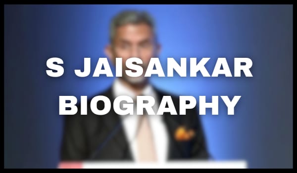 S Jaishankar Biography