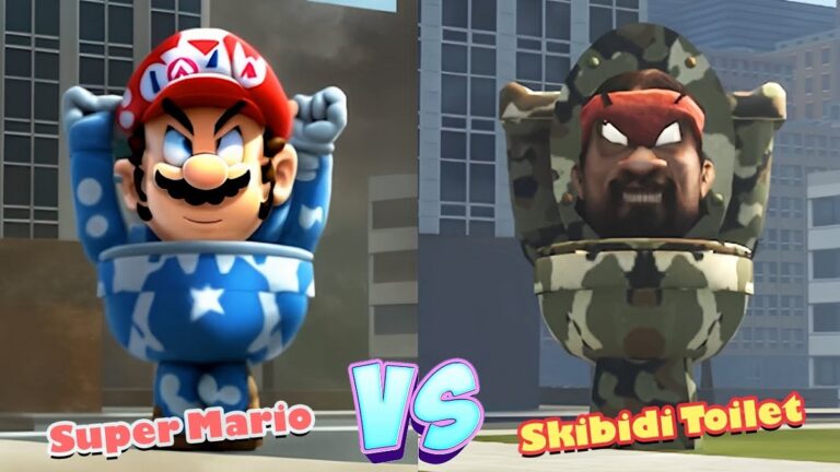 SMG4: Mario VS Skibidi Toilet