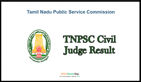 TNPSC Civil Judge Result