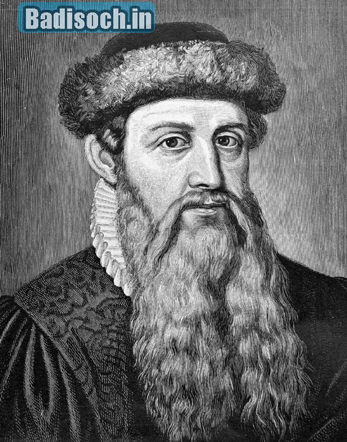 10. Johannes Gutenberg