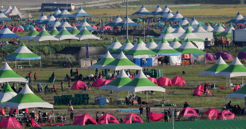 Typhoon Approaches World Jamboree Site In South Korea, Thousands Of Scouts Evacuated 
