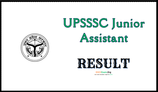 UPSSSC Junior Assistant Result