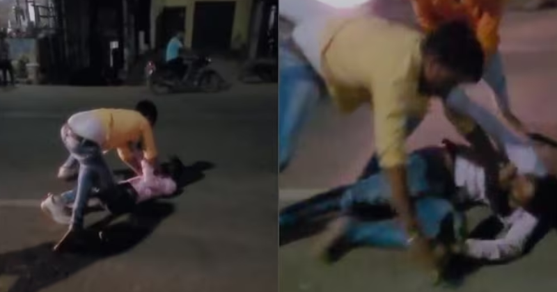 Violent confrontation caught on camera: UP man beats up Golgappa vendor in viral video
