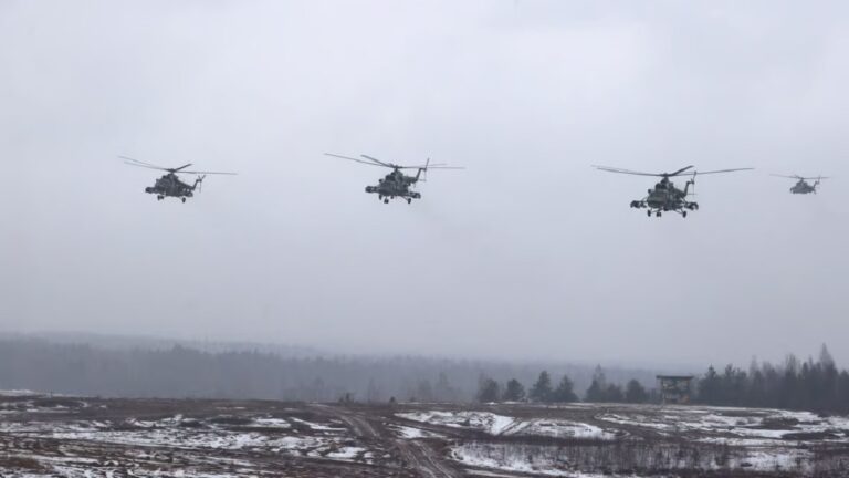 WATCH: Belarusian Helicopters Poland Video Surfaced On Social Media