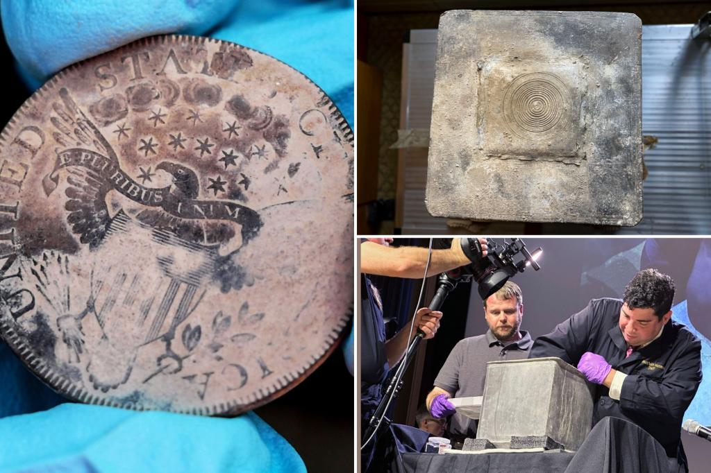 West Point time capsule that seemed to contain only dust turns out to have hidden century-old coins